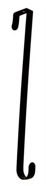 14" THIN DOOR HANGER BROWN