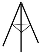 36'' Green Easel, 10/Bundle, 40 Easels/Case, 42#/40