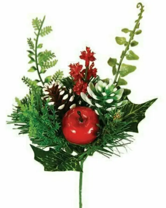 Apple/cone/Ivy/fern pick 