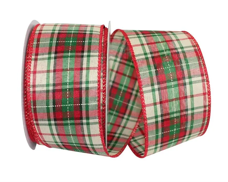 DENVER PLAID HOLIDAY WIRED EDGE