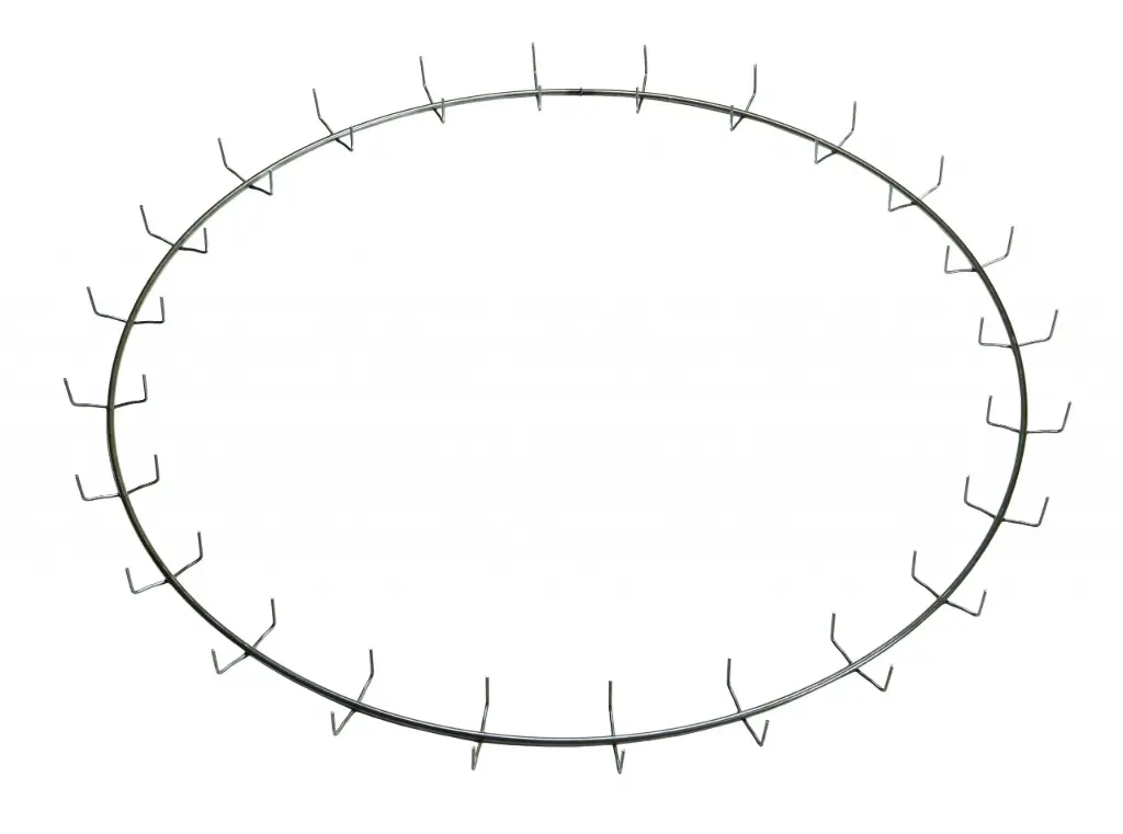 36" LESS CLAMP RING W/24 CLIPS BUNDLE of 15