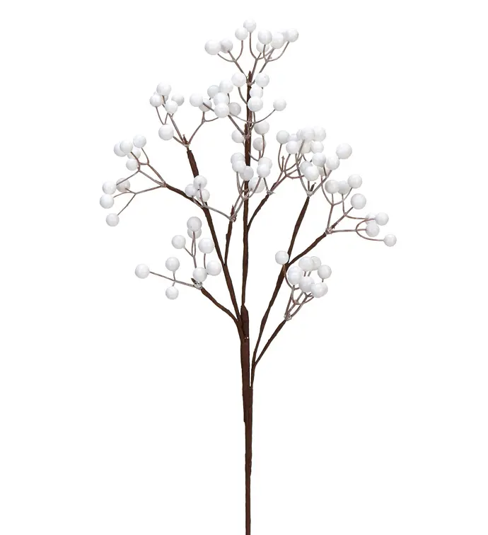 16" White Berry Pick - 40139