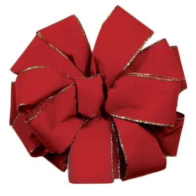 738252  Wired Noble Red Velvet 2 1/2 Inch X 20 Yard  12 Rolls per Case