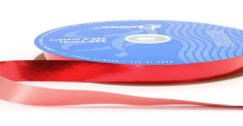 GL8 252   GLITTER HOT RED   1-1/4 250 YD  6 Per Case