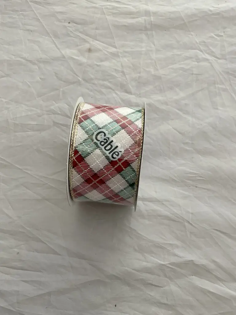 450183   W CHEQUES C025 White Red Green  2.5 IN X 10 YD   24 Rolls per Case