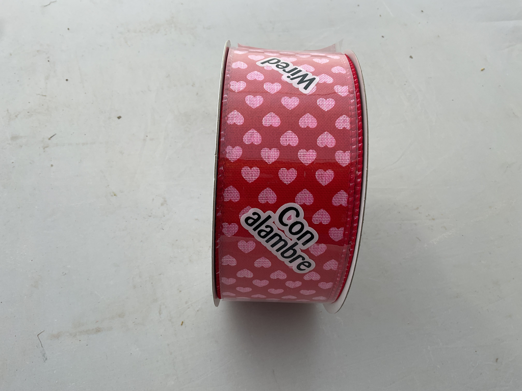 404469  W LUVVIE RED   #40  2.5 IN X 25 YD     16 Rolls per Case 