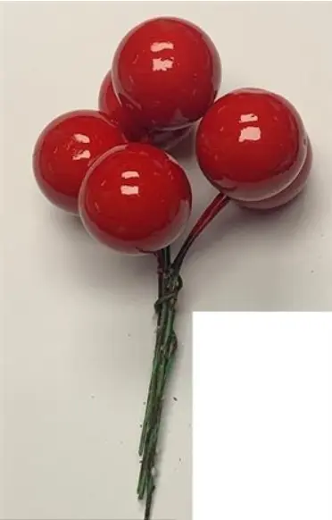 25mm Berries Burgundy