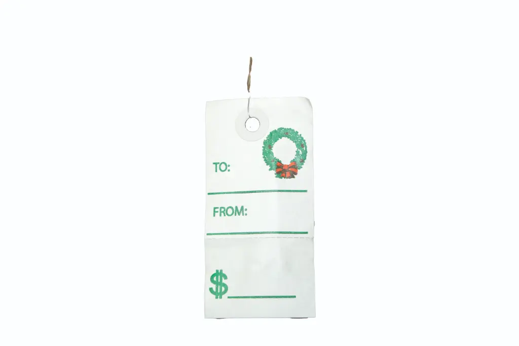 Tyvek Wreath Tag Qty 100