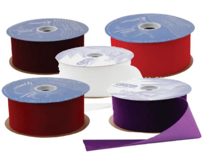 SHIMMER VELPRUF #40 25 YDS HOLIDAY RED