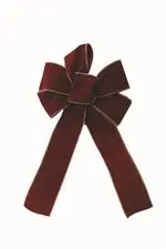 2.5''x50yd Burgundy w/Gold Border