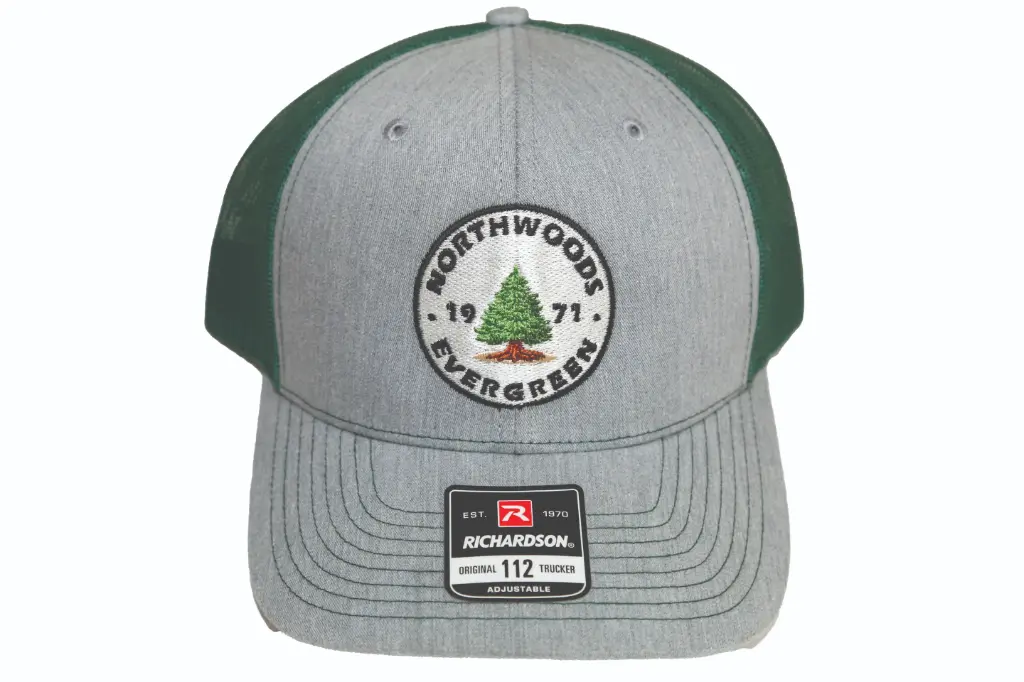 Richardson 112 Trucker Hat (Green/Gray)