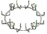 10" CLAMP ADVENT RING BUNDLE OF 25