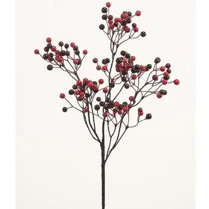 23004  Burgundy Mini Winterberry Pick