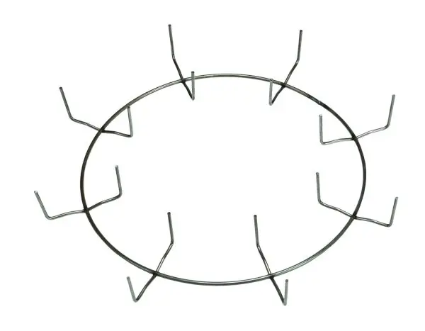 10" Less Clamp Ring w/ 8 Clips Box of 50