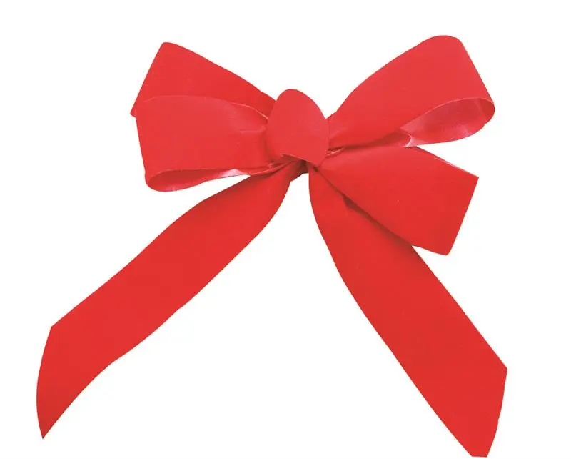 4-LOOP VELVET BOW #80