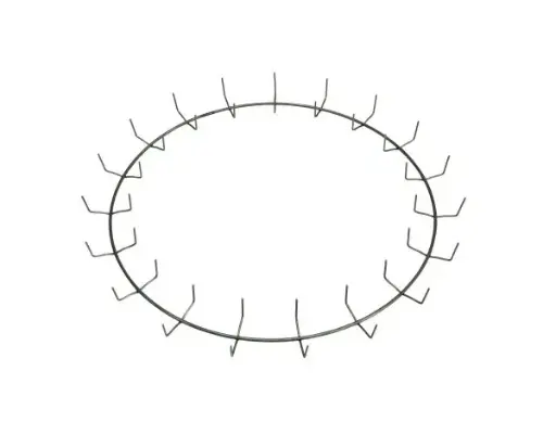 [20W19CLR25] 20" LESS CLAMP RING W/19 CLIPS Box of 25