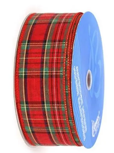 [X00096-09050-C036] X00096-09050-C036      #9 Wired Clarkston Ribbon  50yds   12 Rolls per Case