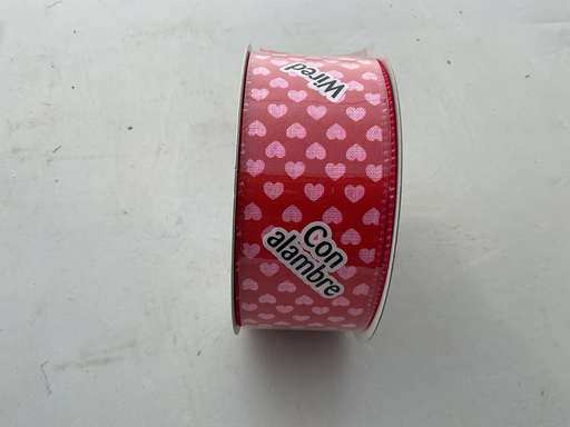 [404469] 404469  W LUVVIE RED   #40  2.5 IN X 25 YD     16 Rolls per Case 
