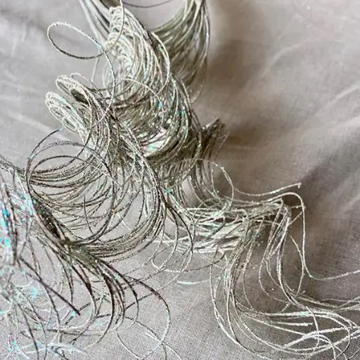 [44113986 -Sparkle Curly Ting White] Sparkle Curly Ting White 4OZ