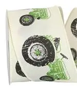 [93082W-044-40F] TRACTOR WIRED EDGE  GREEN 2-1/2 inch 10 YARDS