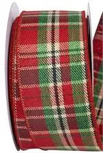 [93323W-001-40H] Plaid Country Twill 2.5X20