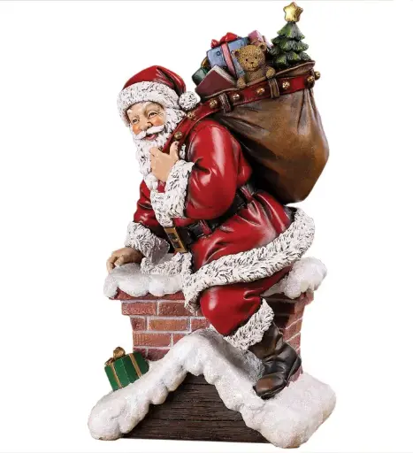 [44996] Santa on Chimney