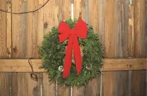 [W-FCP-18] Fraser, cedar, pine wreath, 18 OA