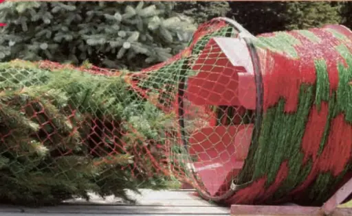 [TNI-18 ] 18'' RED/GREEN POLYPROPYLENE TREE NETTING 3 CARTRIDGES  (1040 FEET EACH)