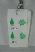 [60101] TYVEK WHTE TWO PART TAGS. QTY 100