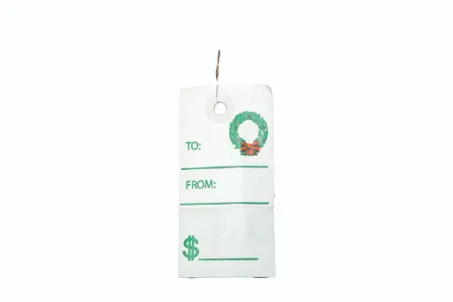[TAG-WREATH] Tyvek Wreath Tag Qty 100