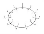 [14CLR - Box of 50] 14" CLAMP RING Box of 50