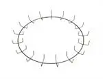 [18CLR - Box of 50] 18" CLAMP RING 07GA Box of 50