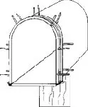 [MBCLFRM] MAILBOX CLAMP FRAME GREEN 25/BUNDLE