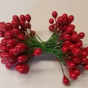[326288RED] 7-8mm Double Ender Berry 20 gross per box