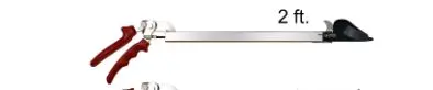 [LA-KNOX-0.6] Knox Rugged Long Reach Pruner 2'