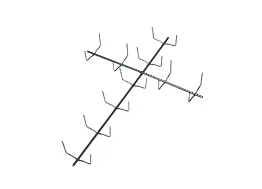 [18CLCRS-25] 18'' CLAMP CROSS BUNDLE OF 25