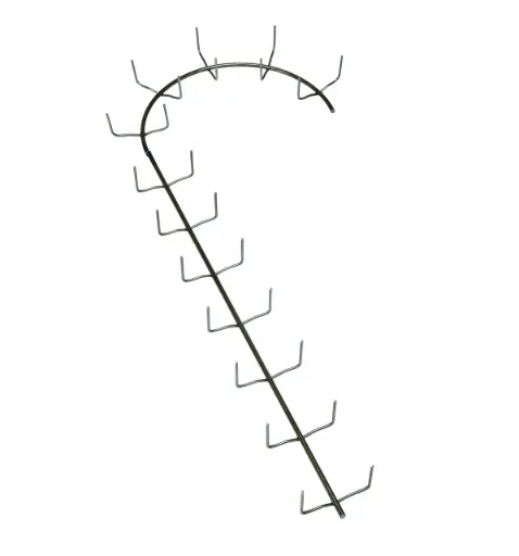 [24CLCCR-25] 24" CLAMP CANDY CANE (RIGHT) BUNDLE OF 25