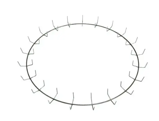 [24W21CLR25] 24" Less Clamp Ring w/ 21 Clips Box of 25