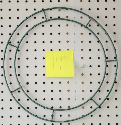 [14DR - Box of 25] 14" DOUBLE RAIL RING 09 GA BOX OF 25