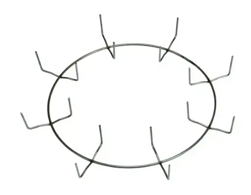 [10W8CLR50] 10" Less Clamp Ring w/ 8 Clips Box of 50
